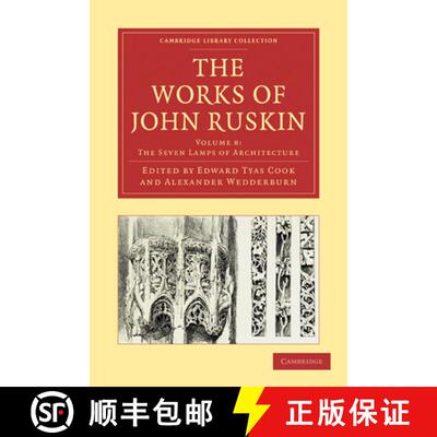 【3-4周达】Works of John Ruskin: - Lectures on Landscape; Michaelangelo; Tintoret [9781108008563]