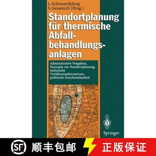 Abfallbehandlungsanlagen 9783540608967 4周达 Konzep... Vorgaben Administrative thermische für Standortplanung