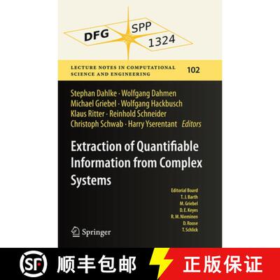 【3-4周达】Extraction of Quantifiable Information from Complex Systems (Softcover reprint of the orig... [9783319346014]