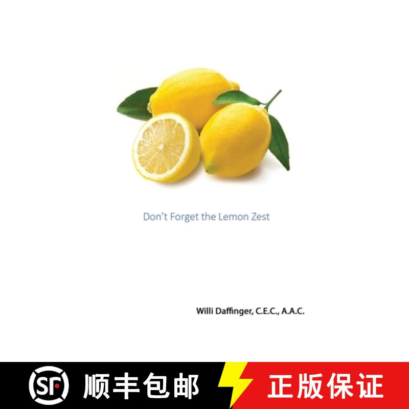 【3-4周达】Don't Forget the Lemon Zest [9798885273862]