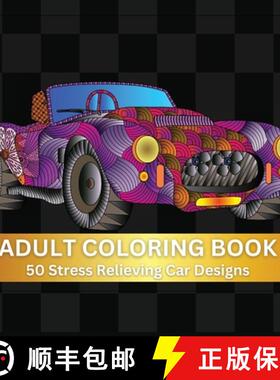 【3-4周达】Adult Coloring Book: A Relaxing Adult Coloring Book-With 50 Intricate Designs-Stress Relie... [9781738254507]