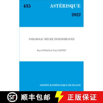 预订 Parabolic Hecke eigensheaves 法国数学学会 [9782856299609]