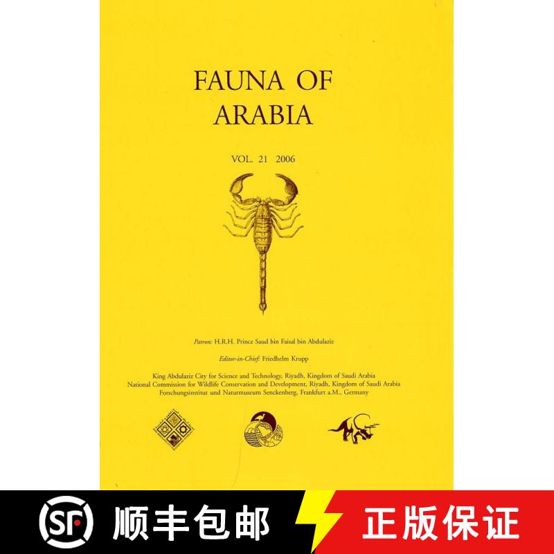 预订 Fauna of Arabia, Volume 21 [9783929907759]