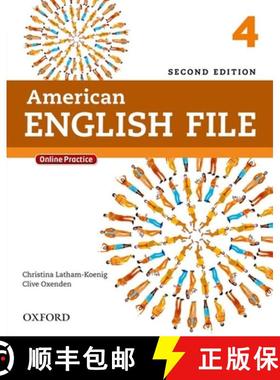 【3-4周达】American English File Second Edition: 4 Student Book Pack [9780194776189]