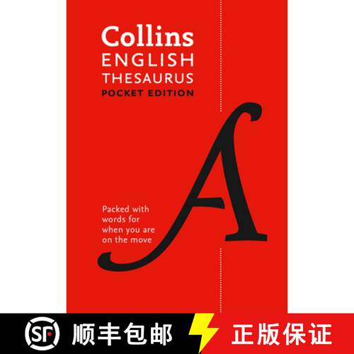 【3-4周达】Collins English Pocket Thesaurus: The Perfect Portable Thesaurus [9780008141820]
