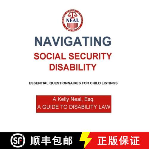 【3-4周达】精装 Navigating Social Security Disability-Essential Questionnaires For Child Listings: A ... [9798992944150]