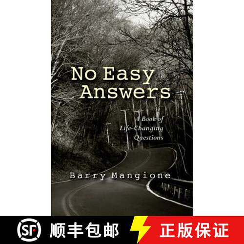 【3-4周达】No Easy Answers: A Book of Life-Changing Questions [9780692330012]