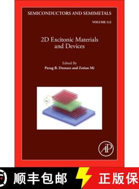 【3-4周达】2D Excitonic Materials and Devices: Volume 112 [9780443193927]