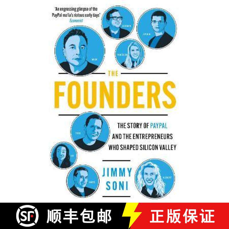 【3-4周达】Founders: Elon Musk, Peter Thiel and the Story of PayPal [9781786498311]