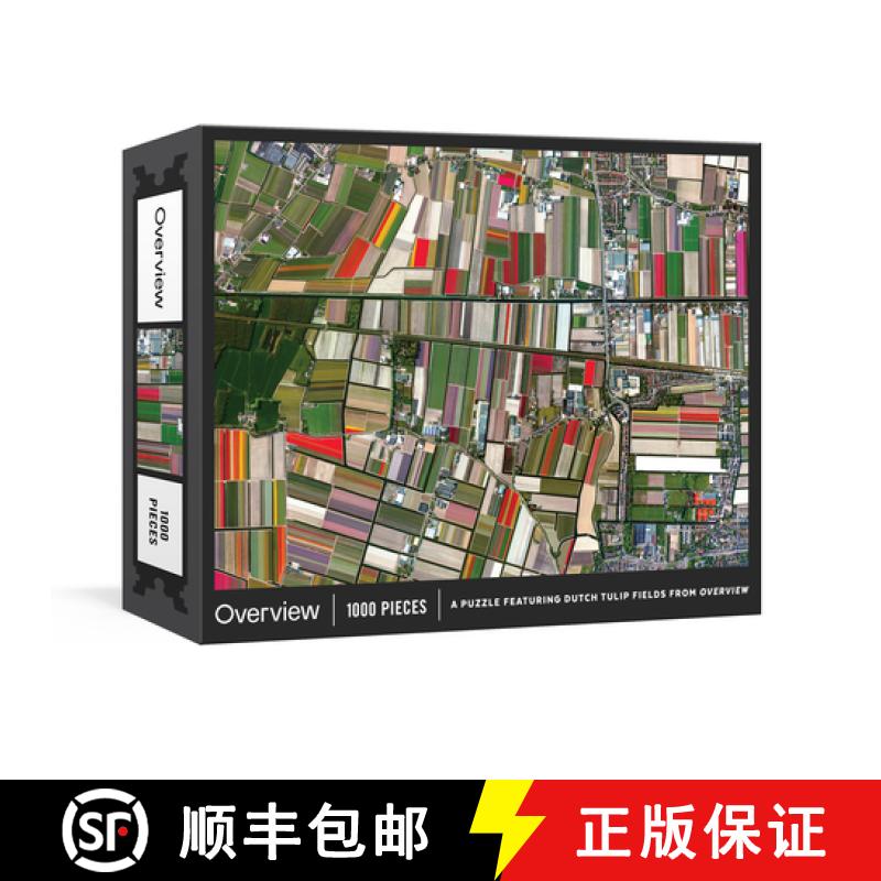 【3-4周达】Overview Puzzle: A 1000-Piece Jigsaw Featuring Dutch Tulip Fields from Overview: Jigsaw Pu... [9780593232224]