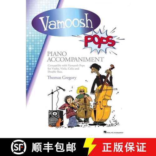 【3-4周达】Vamoosh Pops: Piano Accompaniment - Sheet Music Book for Viola, Cello and Double Bass Edit... [9798350170221]