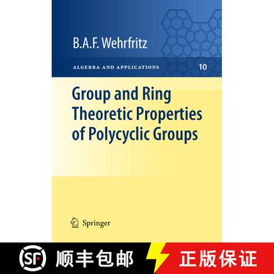 【3-4周达】精装 Group and Ring Theoretic Properties of Polycyclic Groups [9781848829404]