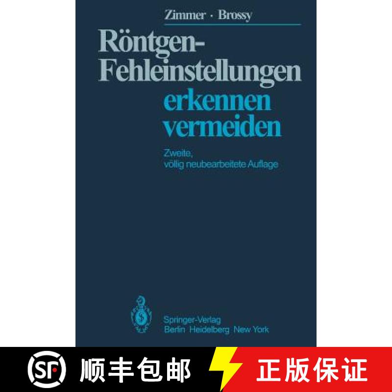 【3-4周达】Röntgen-Fehleinstellungen: Erkennen Und Vermeiden [9783540091813]