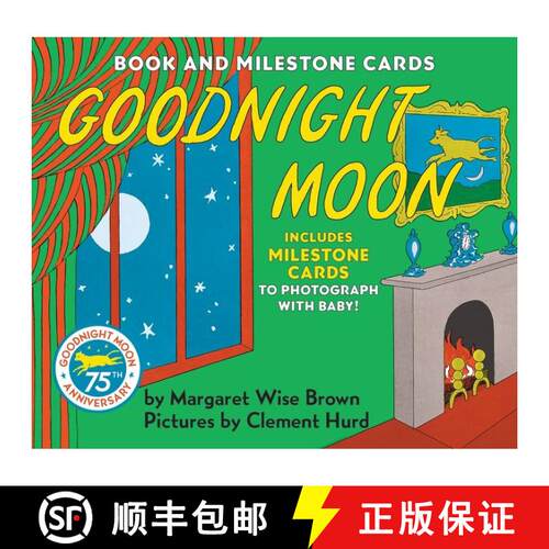 【3-4周达】Goodnight Moon Milestone Edition: Book and Milestone Cards [9780063111318]