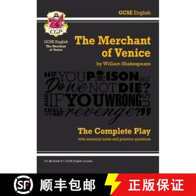 【3-4周达】Merchant of Venice - The Complete Play with Annotations, Audio and Knowledge Organisers [9781782948506]