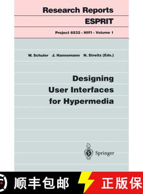 【3-4周达】Designing User Interfaces for Hypermedia [9783540584896]