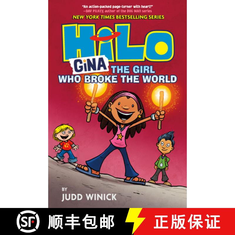 【3-4周达】Hilo Book 7: Gina---The Girl Who Broke the World: (A Graphic Novel) [9780525644101]