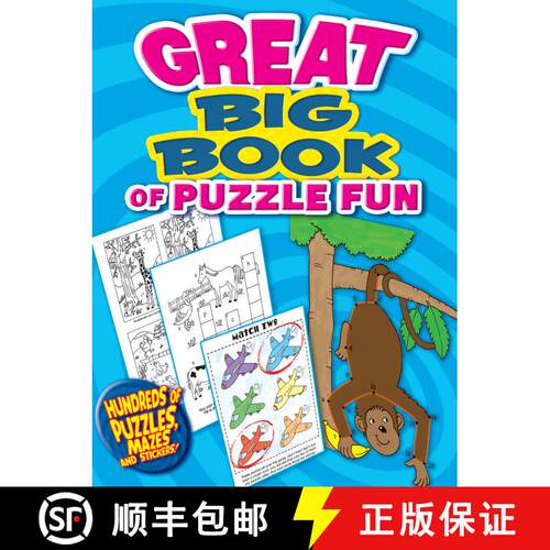 预订 Great Big Book of Puzzle Fun [9780486486772]