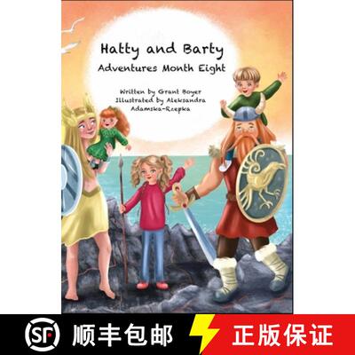 【3-4周达】精装 Hatty and Barty Adventures Month Eight [9781088075364]