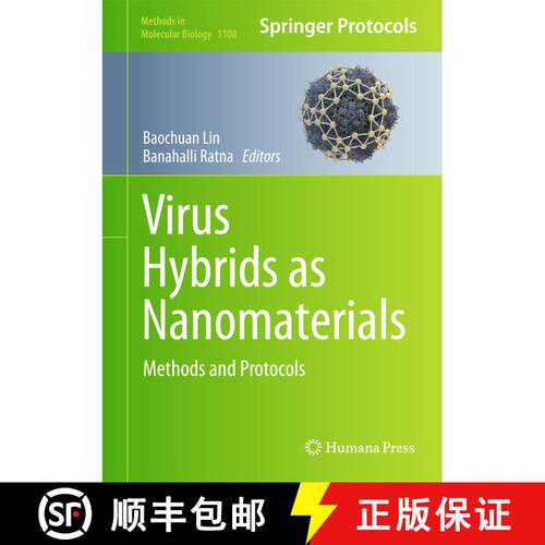 【3-4周达】精装 Virus Hybrids as Nanomaterials : Methods and Protocols [9781627037501]
