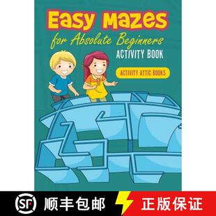 Absolute 9781683233299 3周达 Book Activity Beginners for Mazes Easy
