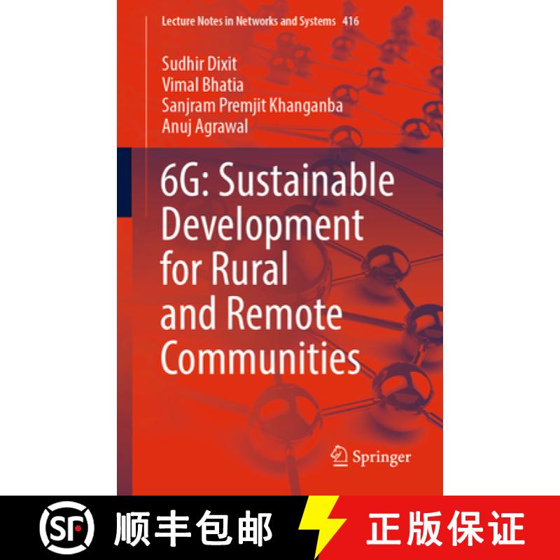 【3-4周达】6g: Sustainable Development for Rural and Remote Communities [9789811903410]