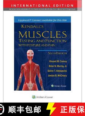 【3-4周达】Kendall's Muscles: Testing and Function with Posture and Pain 6e Lippincott Connect Print ... [9781975159924]