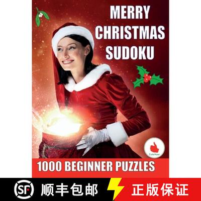 【3-4周达】Merry Christmas Sudoku - 1000 Beginner Puzzles: Large 8.5 x 11 inch book. 16pt font size. ... [9789527278260]