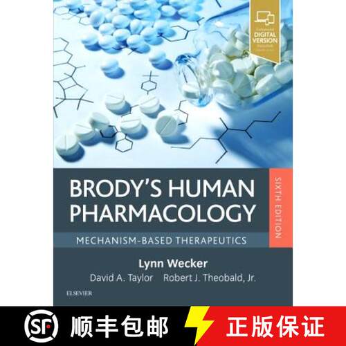 【3-4周达】Brody's Human Pharmacology : Mechanism-Based Therapeutics [9780323476522]
