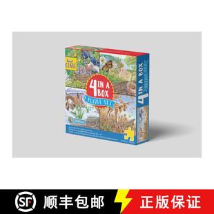 Each Set Puzzle 4周达 Illustra... Nature Giant The for Tiniest Season with Piece Puzzles 9780764370229