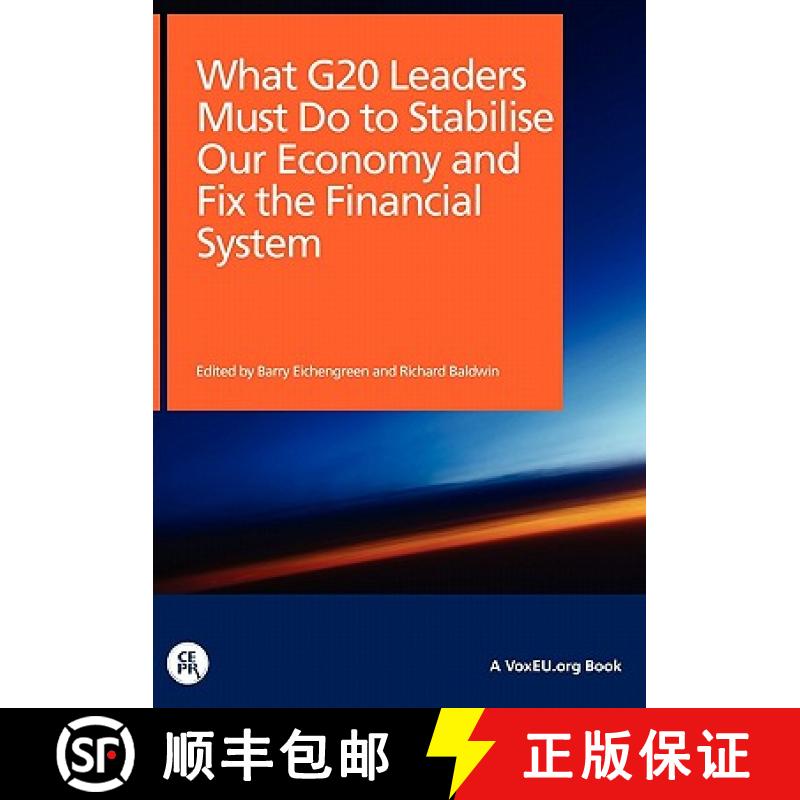 【2-3周达】What G20 Leaders Must Do to Stabilise Our Economy and Fix the Financial System [9781907142277]