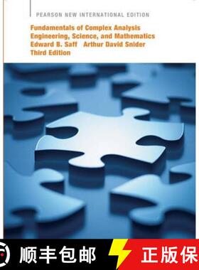 【3-4周达】Fundamentals of Complex Analysis with Applications to Engineering, Science, and Mathematic... [9781292023755]