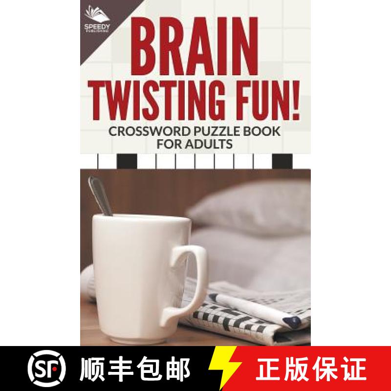 【3-4周达】Brain Twisting Fun! Crossword Puzzle Book For Adults [9781682609149]