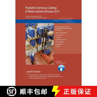 预订 Plunkett's Chemicals, Coatings & Plastics Industry Almanac 2017: Chemicals, Coatings & Plastics ... [9781628314120]