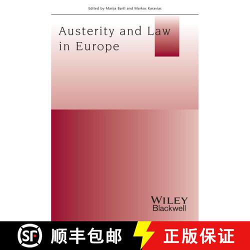 【3-4周达】Austerity And Law In Europe [Wiley法律] [9781119380016]