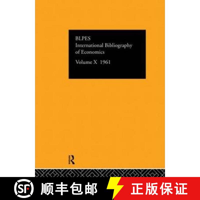 【3-4周达】Ibss: Economics: 1961 Volume 10 [9780422800501]