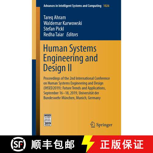 【3-4周达】Human Systems Engineering and Design II: Proceedings of the 2nd International Conference o... [9783030279271]