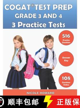 【3-4周达】Cogat(r) Test Prep Grade 3 and 4: 2 Manuscripts, CogAT(R) Practice Book Grade 3, CogAT(R) ... [9798555190819]