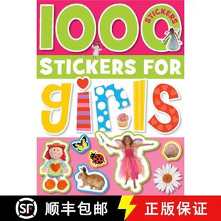 【3-4周达】1000 Stickers for Girls [With Sticker(s)] [9781848790711]