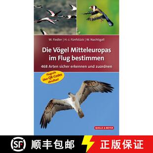预订 精装 Die Vögel Mitteleuropas im Flug bestimmen: 468 Arten Sicher Erkennen und Zuordnen [Identif... [9783494016733]