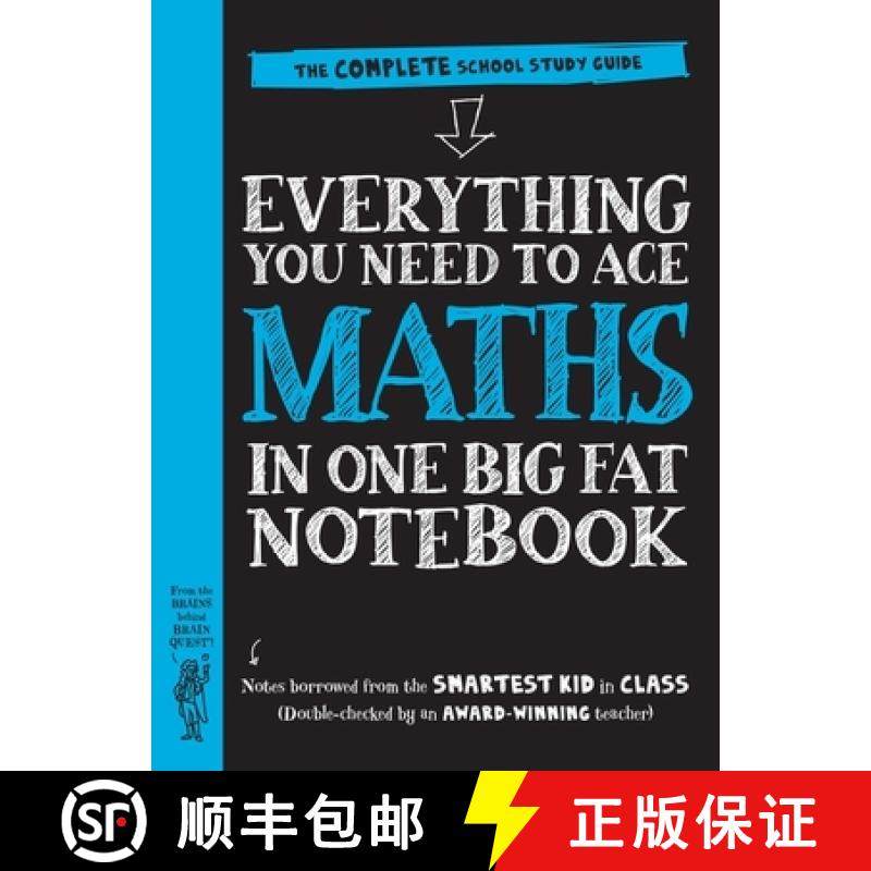 【3-4周达】Everything You Need to Ace Maths in One Big Fat Notebook (UK Edition): The Complete School... [9780761196884]