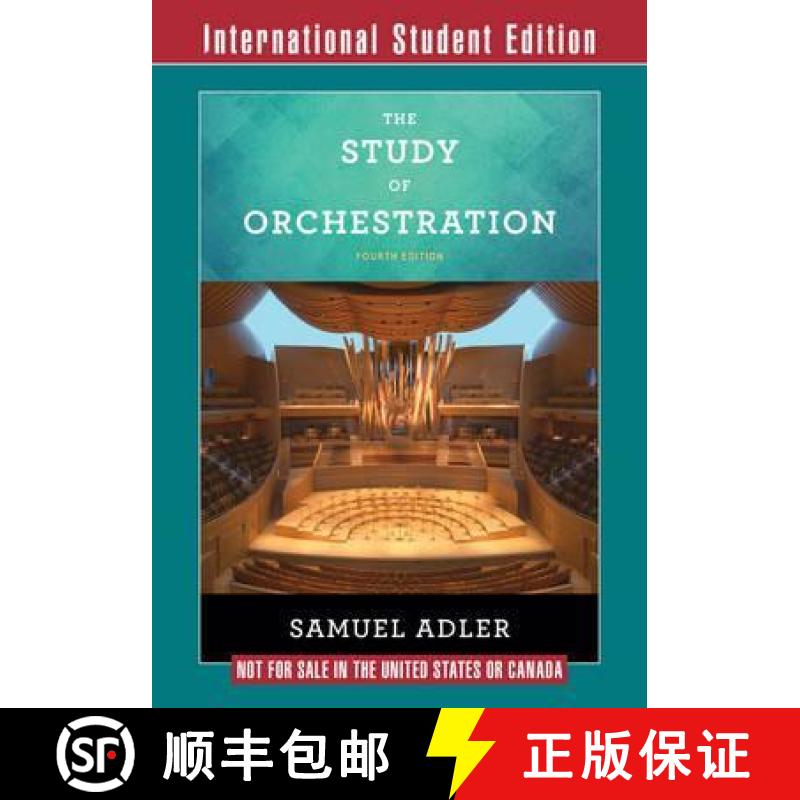 【3-4周达】Study of Orchestration: Fourth International Student Edition [9780393283730]