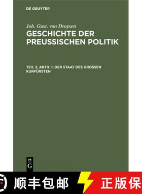 预订 Der Staat des grossen Kurfürsten [9783111207681]