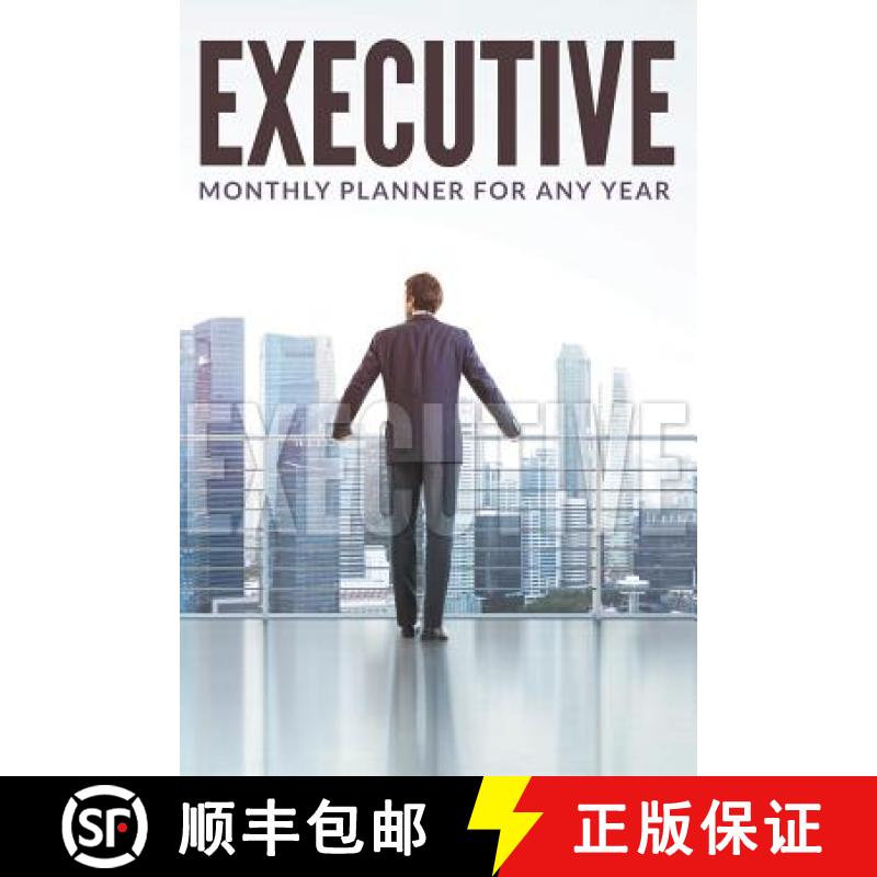 【3-4周达】Executive Monthly Planner For Any Year [9781681450186]