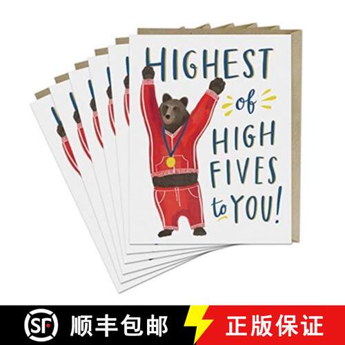 【3-4周达】Emily McDowell & Friends Highest of High Fives Card [9781642446791]