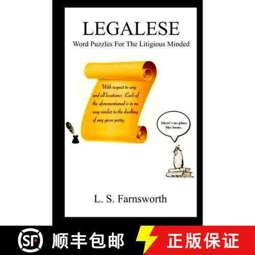 【3-4周达】Legalese: Word Puzzles For The Litigious Minded [9780692408971]