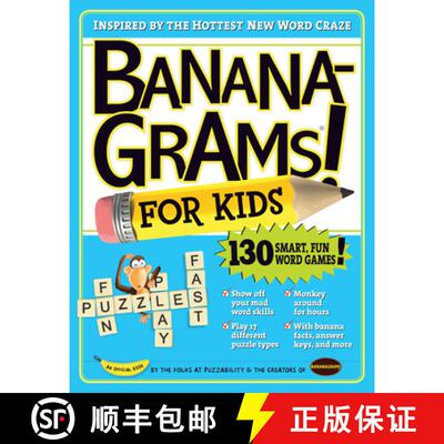 【3-4周达】Bananagrams! For Kids [9780761158448]