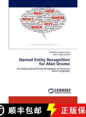 预订 Named Entity Recognition for Afan Oromo [9783659191602]