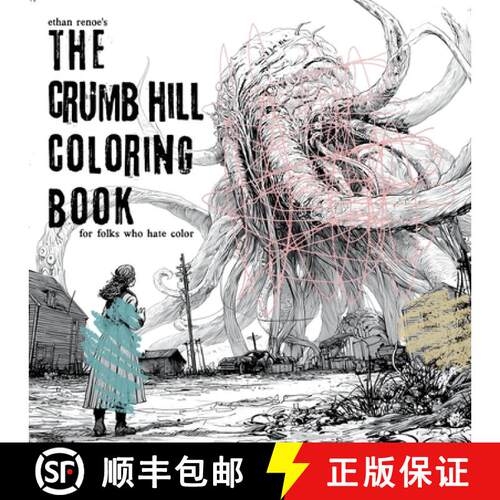 【3-4周达】The Crumb Hill Coloring Book: for folks who hate color [9798349616600]