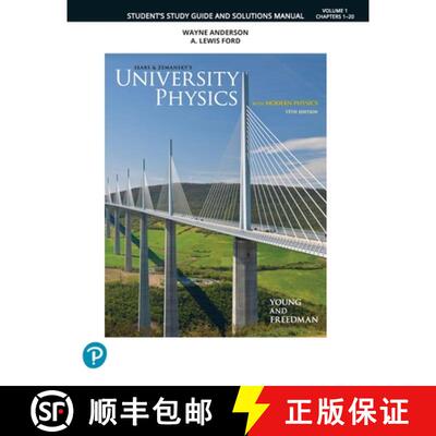 【3-4周达】Student Study Guide and Solutions Manual for University Physics, Volume 1 (Chapters 1-20) [9780135216958]